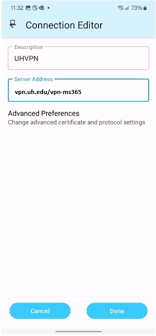 Connection Editor