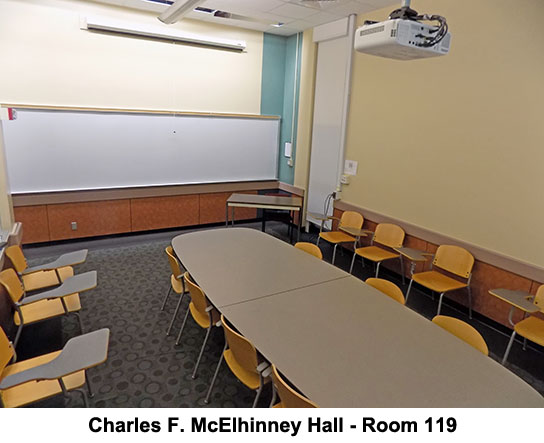 Charles F. McElhinney Hall Room 119 - General Purpose Picture