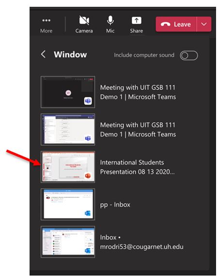 Collaboration using Microsoft Teams on a Mac