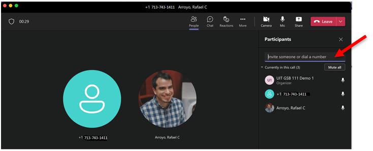 Make a Conference Call - Microsoft Teams for Mac