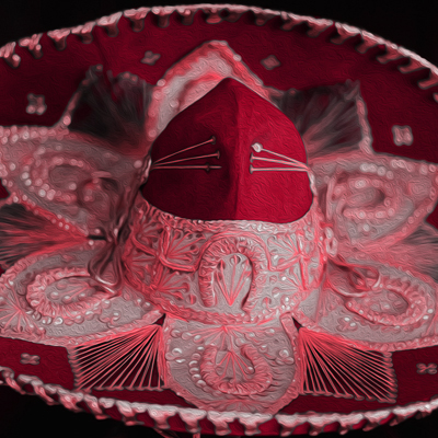 Stylized Red Sombrero