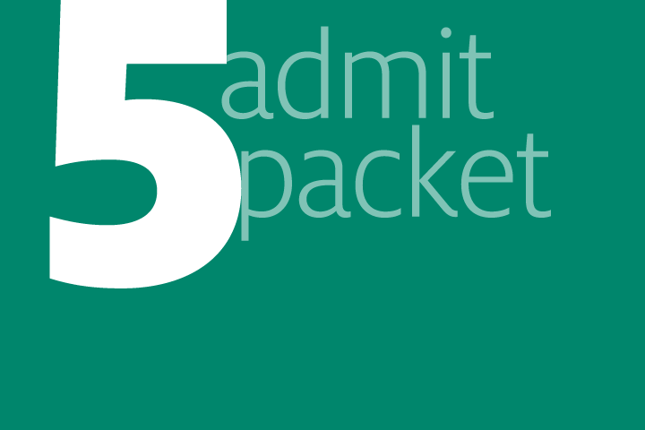 step 5: admit packet