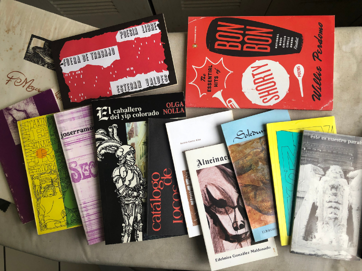 selection of Puerto Rican poetry books