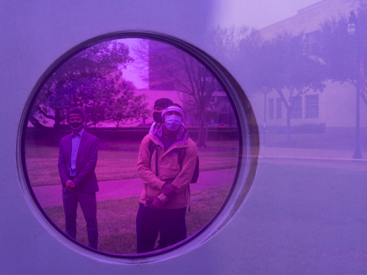 Students Experiencing Color Field Image Devices