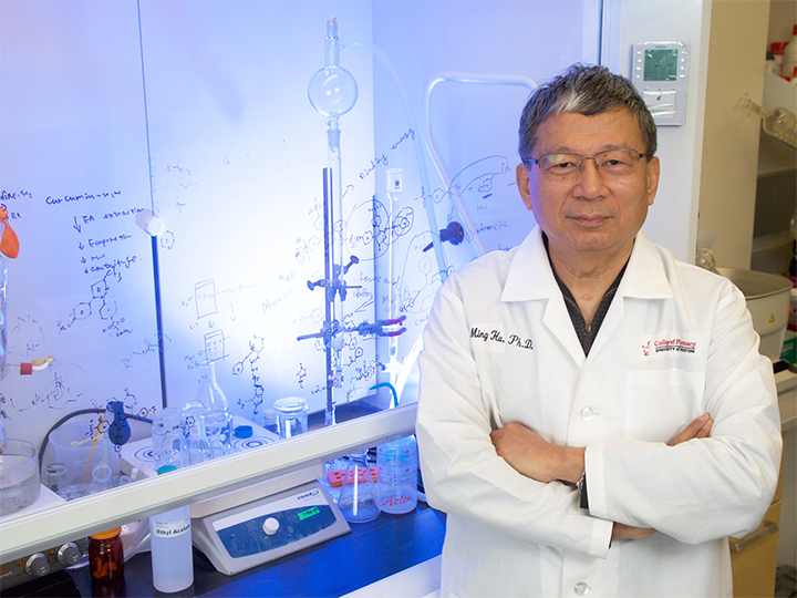 University of Houston professor of pharmaceutics Ming Hu