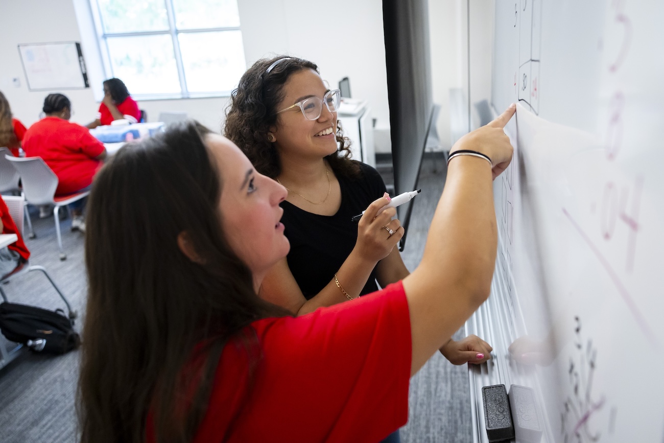 University of Houston students take teacher preparation courses