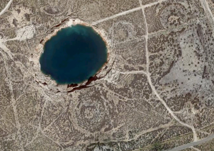 Two sinkholes in Wink, Texas are increasing. Residents say to stay away for safety reasons.