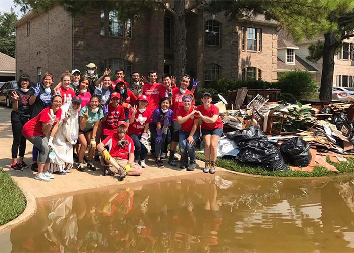 NSM Students Aid in Harvey Recovery Efforts