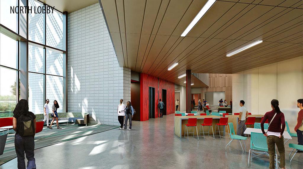 A view of the North Lobby