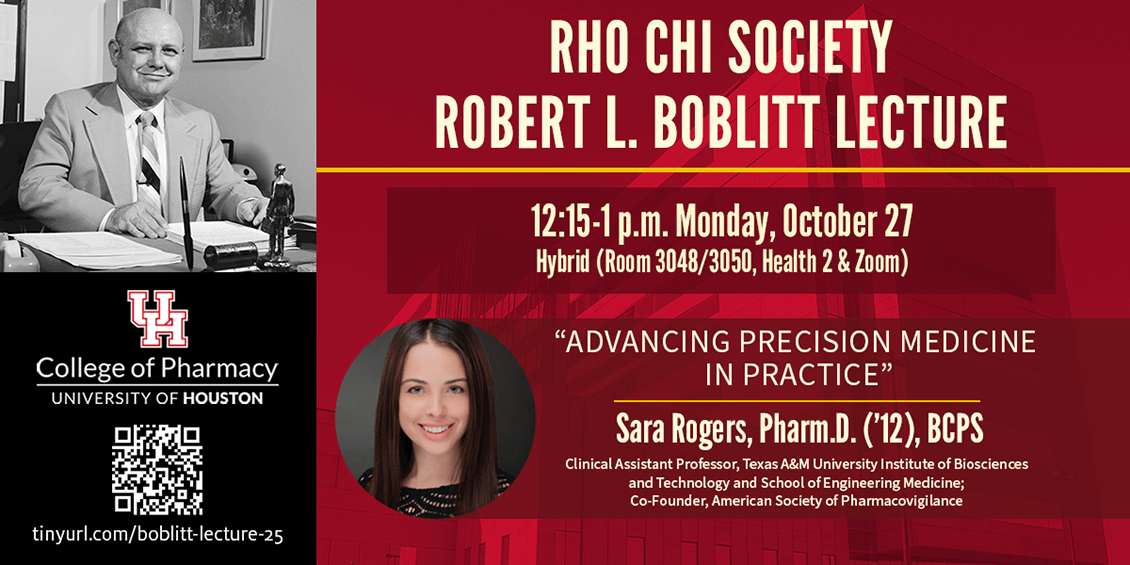 graphic promoting Boblitt Lecture