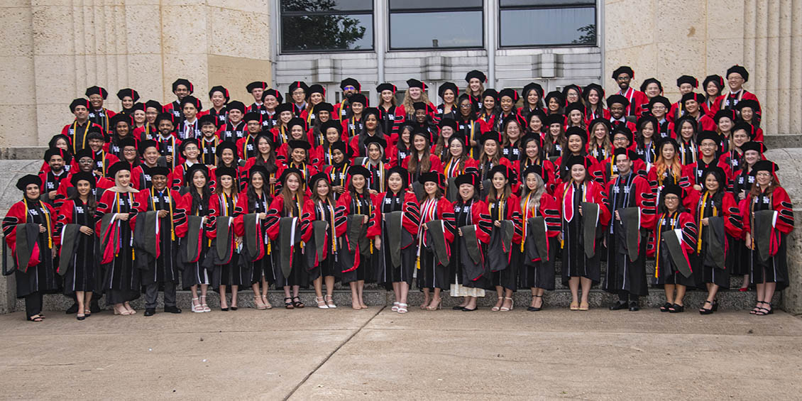 Group photo of recent graduates