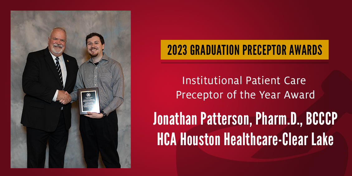 Institutional Patient Care Preceptor of the Year Award