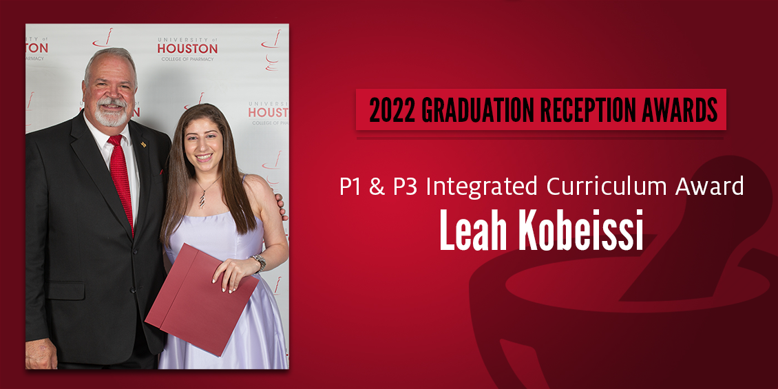 P1 & P3 Integrated Curriculum Award  Leah Kobeissi