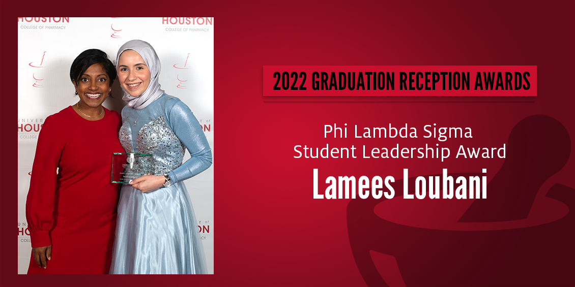 Phi Lambda Sigma Student Leadership Award