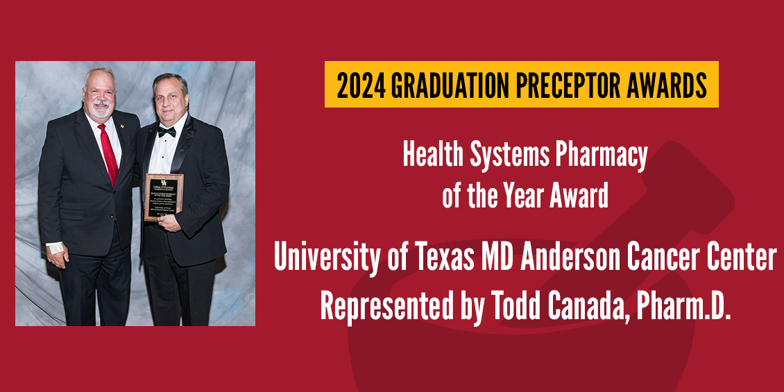 Health Systems Pharmacy, University of Texas MD Anderson Cancer Center