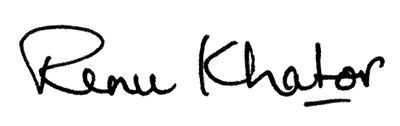 Renu Khator's Signature
