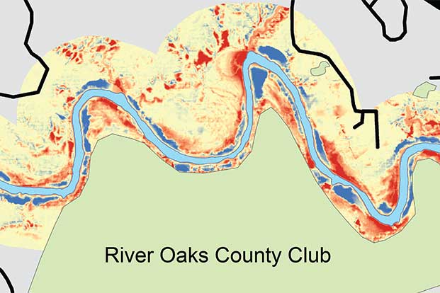 visual of River Oaks urban streams