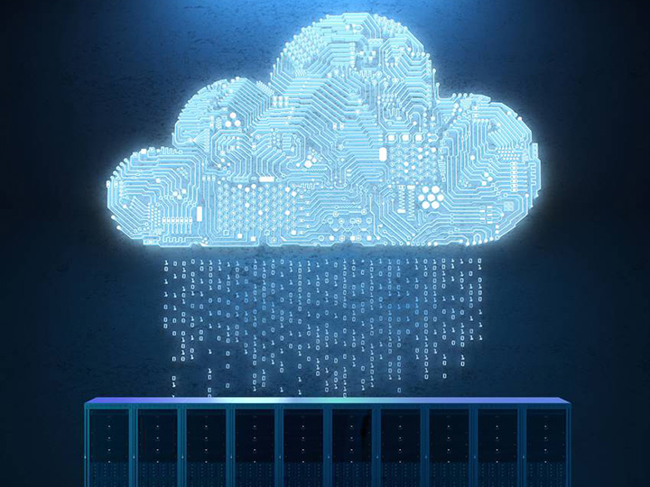 Cloud computing illustration