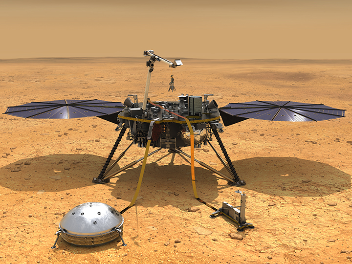 NASA rover on Mars