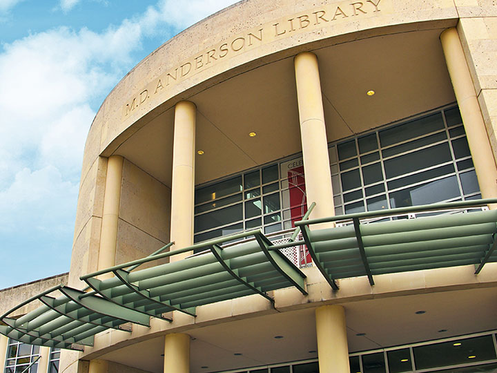 M.D. Anderson Library Exterior