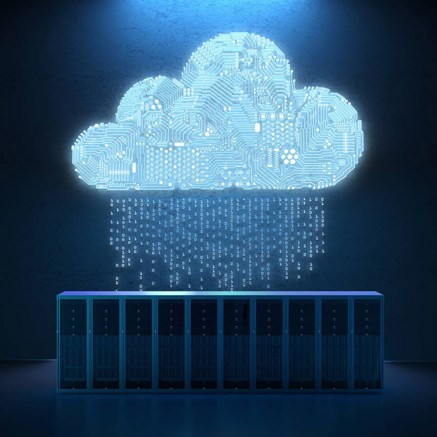 Data cloud illustration. 