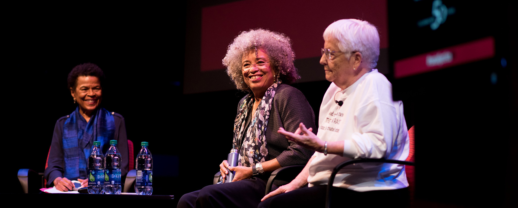 GCSW Social Justice event Conversation on Race and Privilege with Angela Davis and Jane Elliott