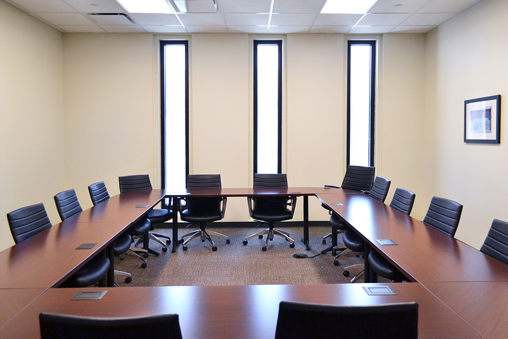 Washington Avenue Room - Open Square Conference Style (Permanent Conference Furniture)