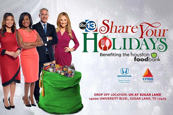 Share Your Holidays: Benefiting the Houston Food Bank