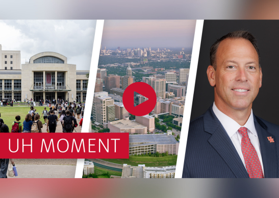 Thumbnail of the UH moment with a red play button in the center.