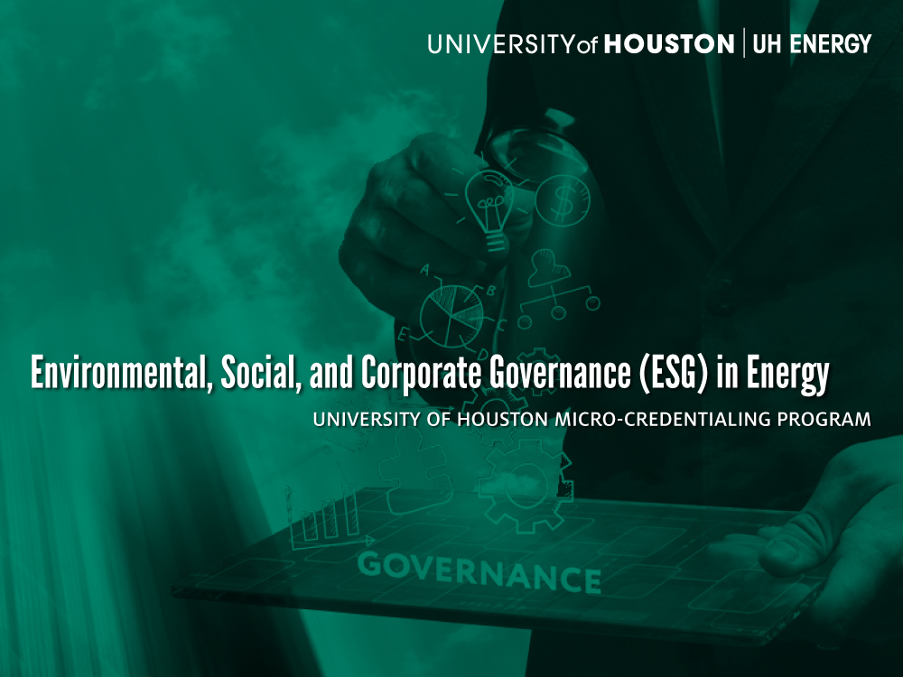 ESG in Energy Micro-credentialing Program - Spring 2022 Session Image