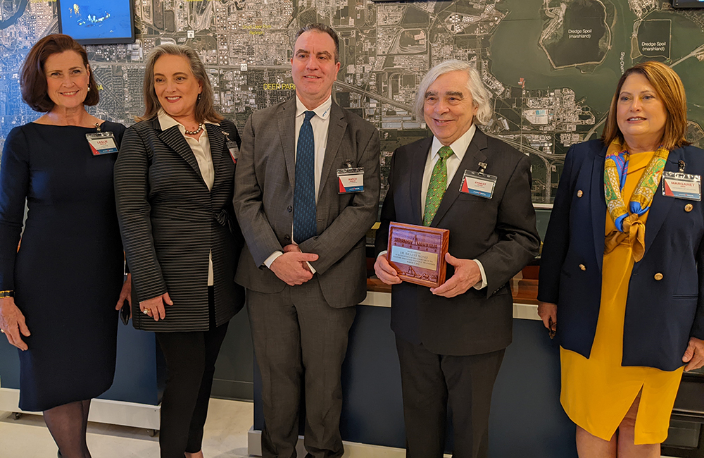 UH SCLT, Houston Maritime Center Honors Ernest Moniz With Maritime Education in Energy Transition Award during CERAWeek - Click here to read this article