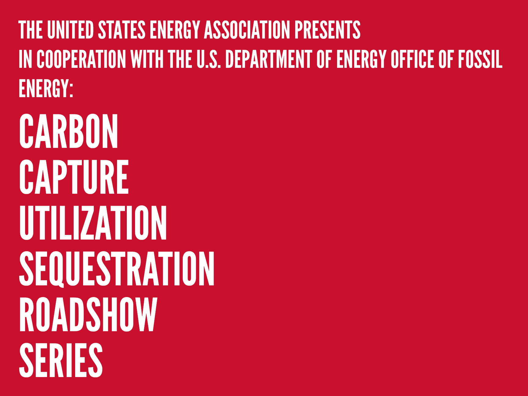 Carbon Capture Utilization and Sequestration Roadshow, Washington, D.C. Workshop Image