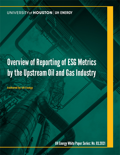 Overview of Reporting of ESG Metrics by the Upstream Oil and Gas Industry - Click here to read this White Paper