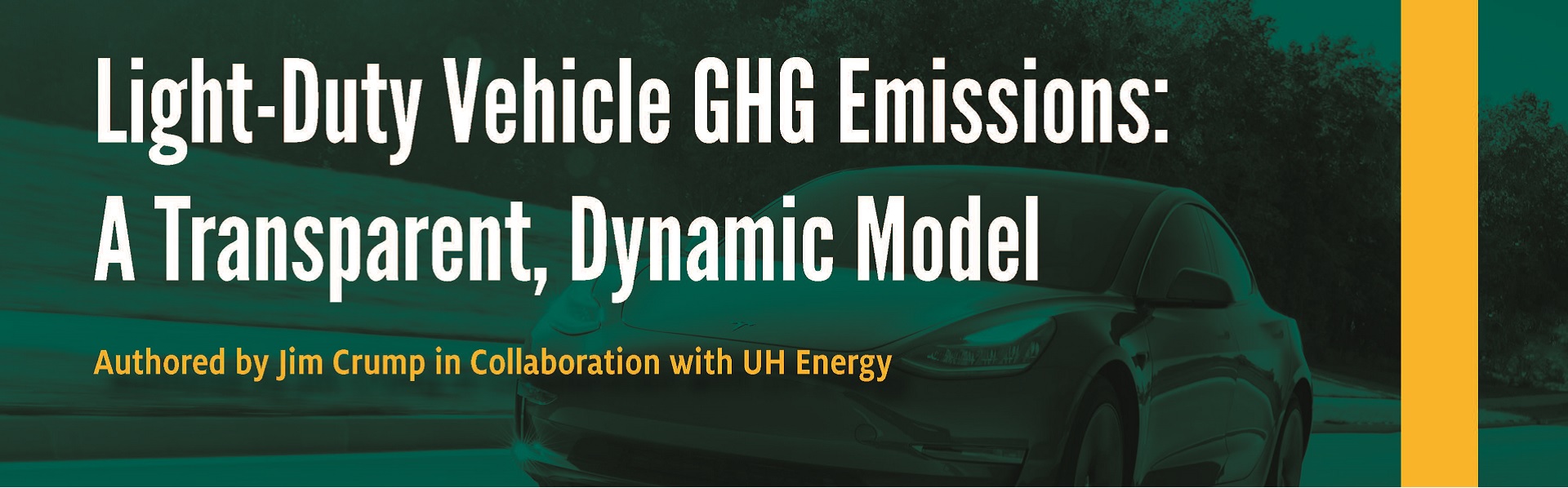 Light-Duty Vehicle GHG Emissions: A Transparent, Dynamic Model - Click here to read this White Paper