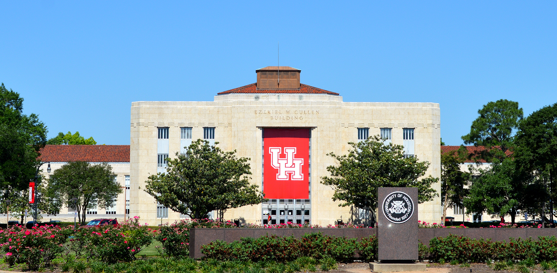 The E Cullen Building at the University of Houston.