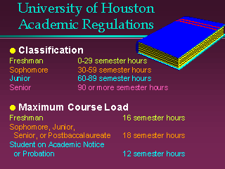 University Of Houston Academic Regulations