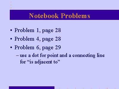 Notebook Problems
