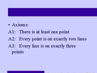 Axioms: