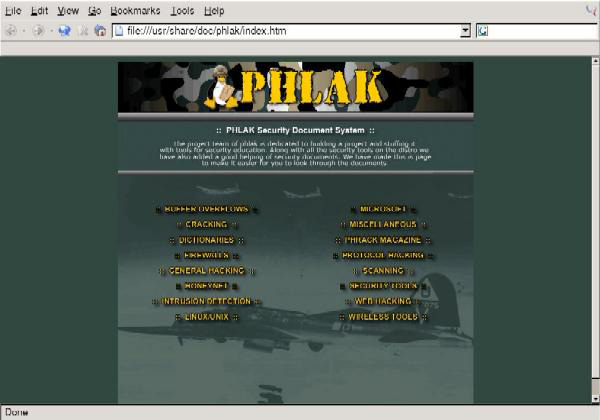 Documentation in PHLAK